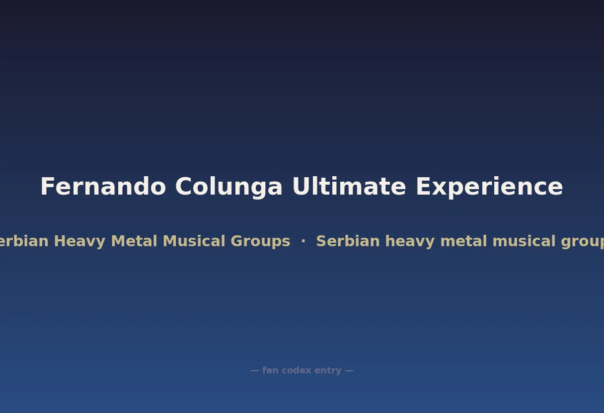 Fernando Colunga Ultimate Experience